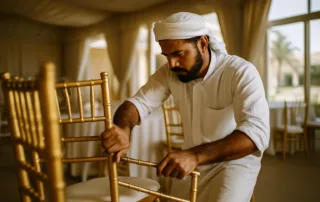 صورة تاجير كراسي وطاولات بالكويت